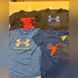 Boys Under Armour Kids' T-Shirt lot (7)